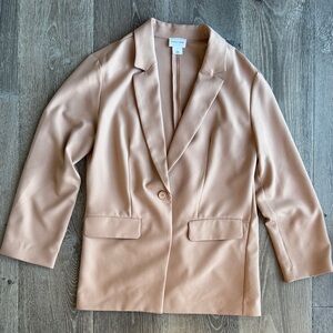 Melrose and Market Light Brown Blazer SK0339